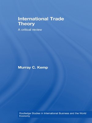 cover image of International Trade Theory
